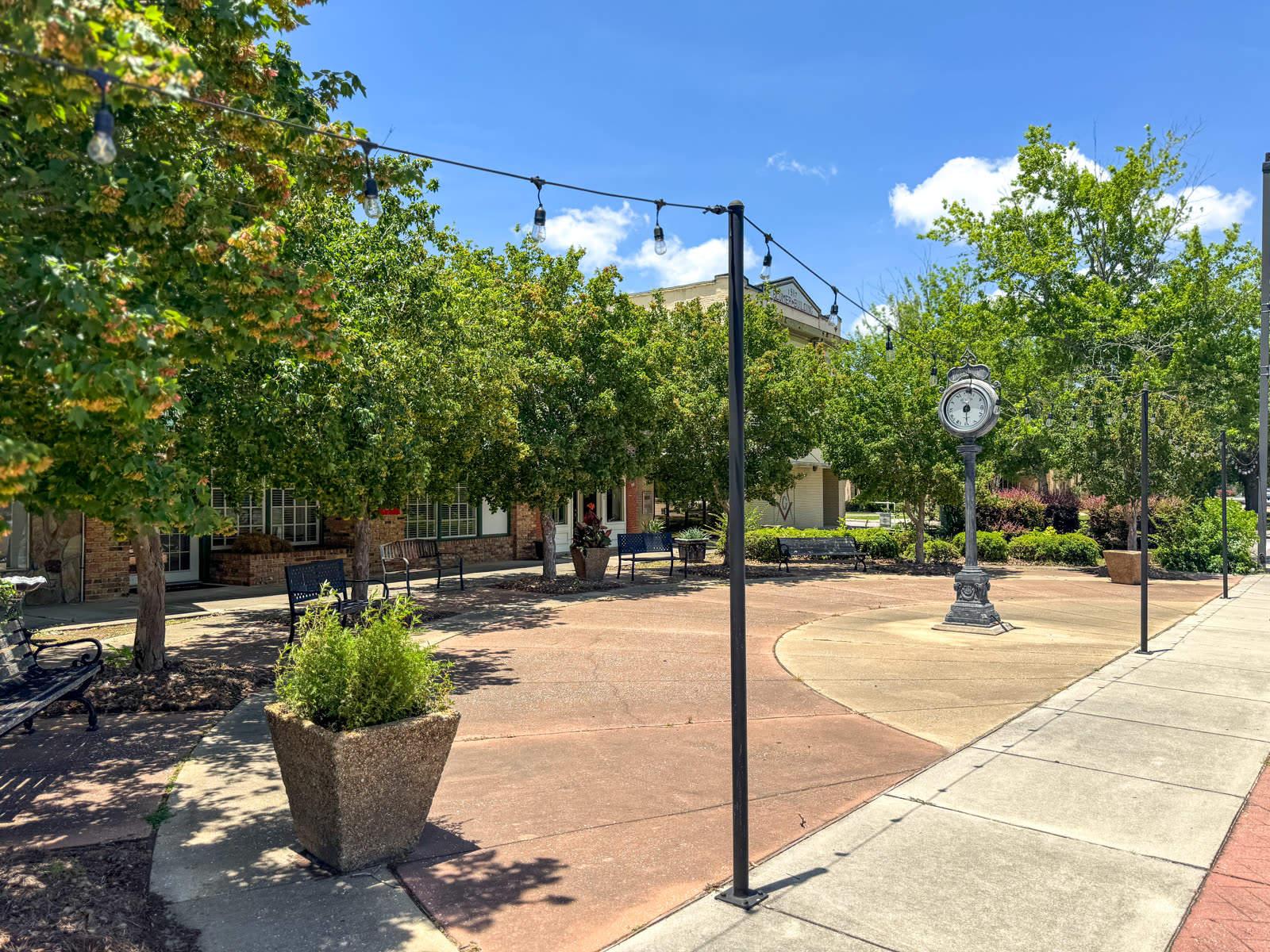 A downtown Moss Point streetscape on Main Street