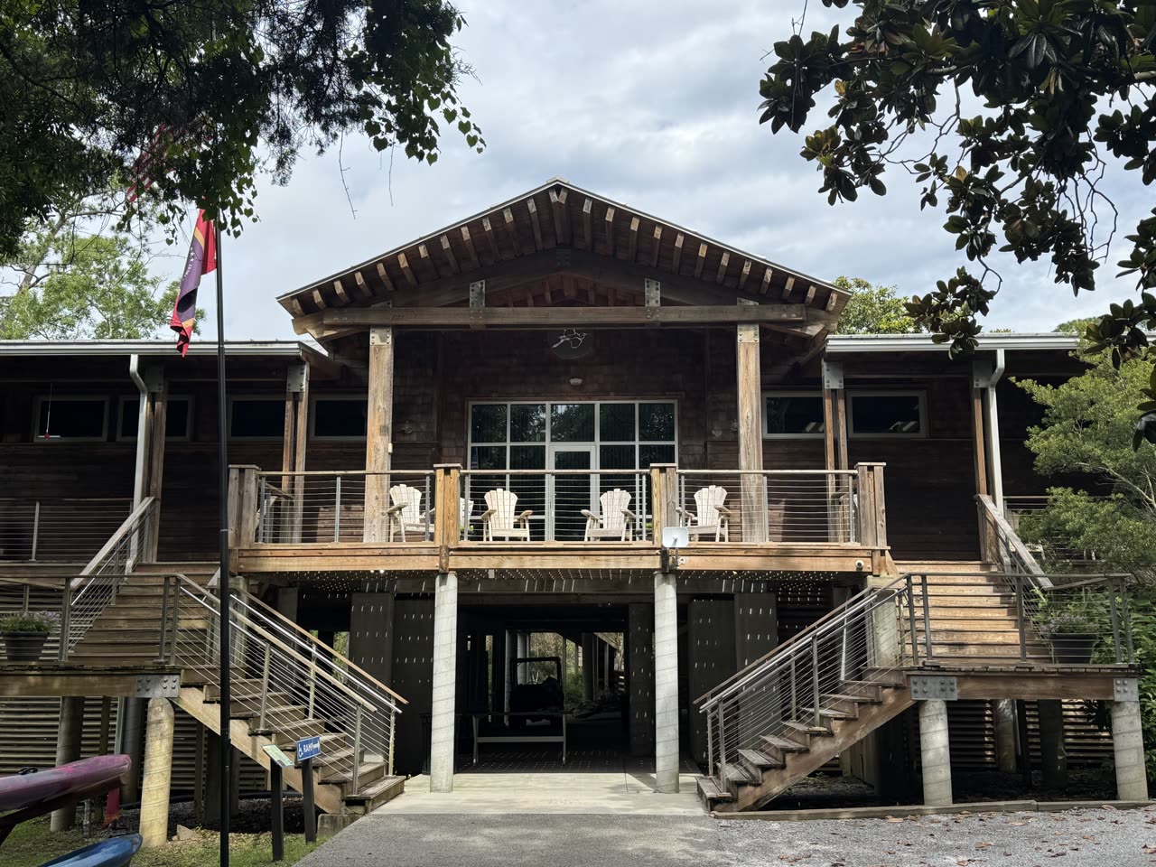 The Pascagoula River Audubon Center building