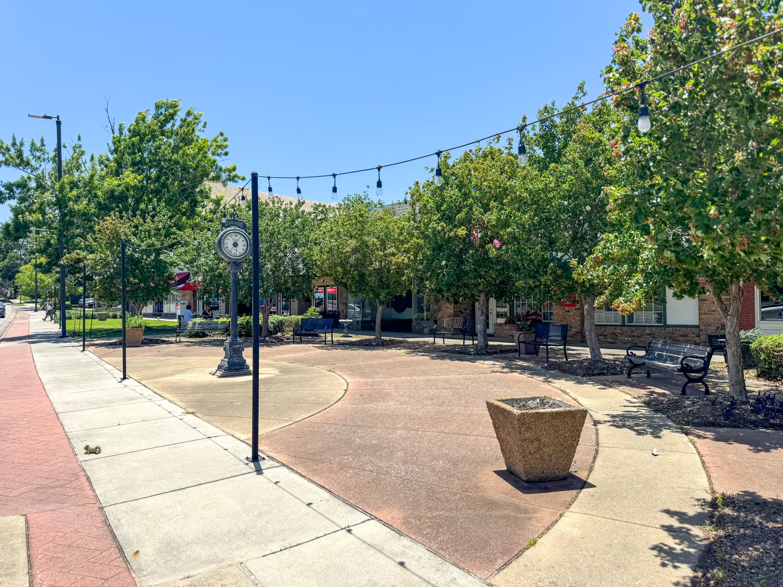 A downtown Moss Point streetscape on Main Street